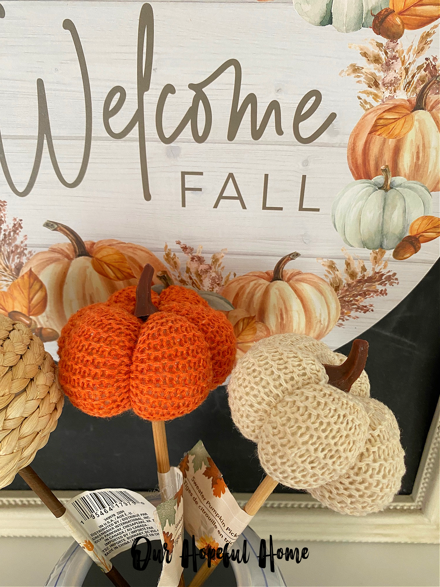 Dollar Tree fall craft- a tray turned pumpkin! - Wilshire Collections