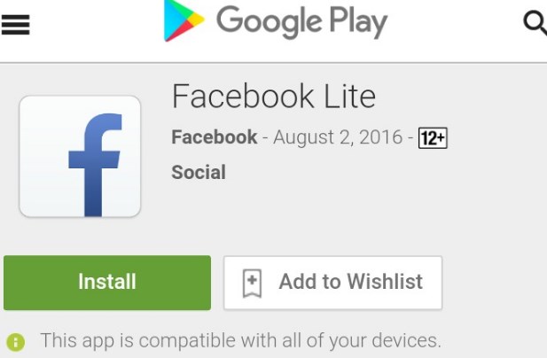 Facebook Lite Login Or Sign Up For Free Download