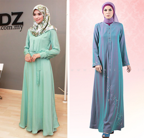  Gambar  25 Foto Model Baju  Gamis  Terbaru  2019 Modern Simple 