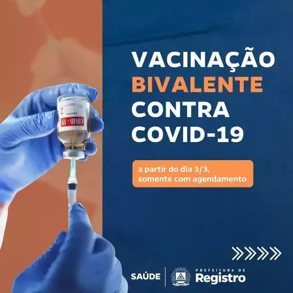 Registro-SP inicia vacinação bivalente contra a Covid-19 para público prioritário nesta sexta-feira 3-3