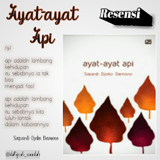 Resensi Ayat-ayat Api, Sapardi Djoko Damono