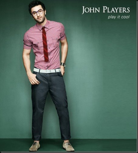 1Ranbir Kapoor as the brand ambassador of John Players