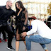 Kim Kardashian’s Famous Butt Get Kissed By Prankster And He Got Beaten By Bodyguards - Photos