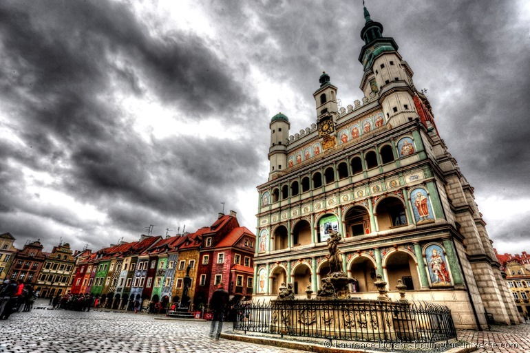 Posener Marktplatz und Rathaus