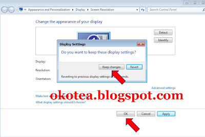 cara seting resolusi monitor pada windows 7