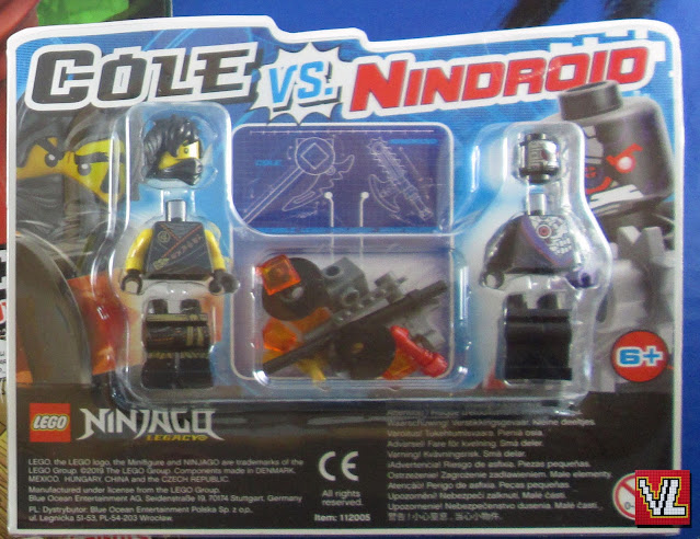 Set LEGO Ninjago Legacy Magazine Gift 112005 Cole vs. Nindroid