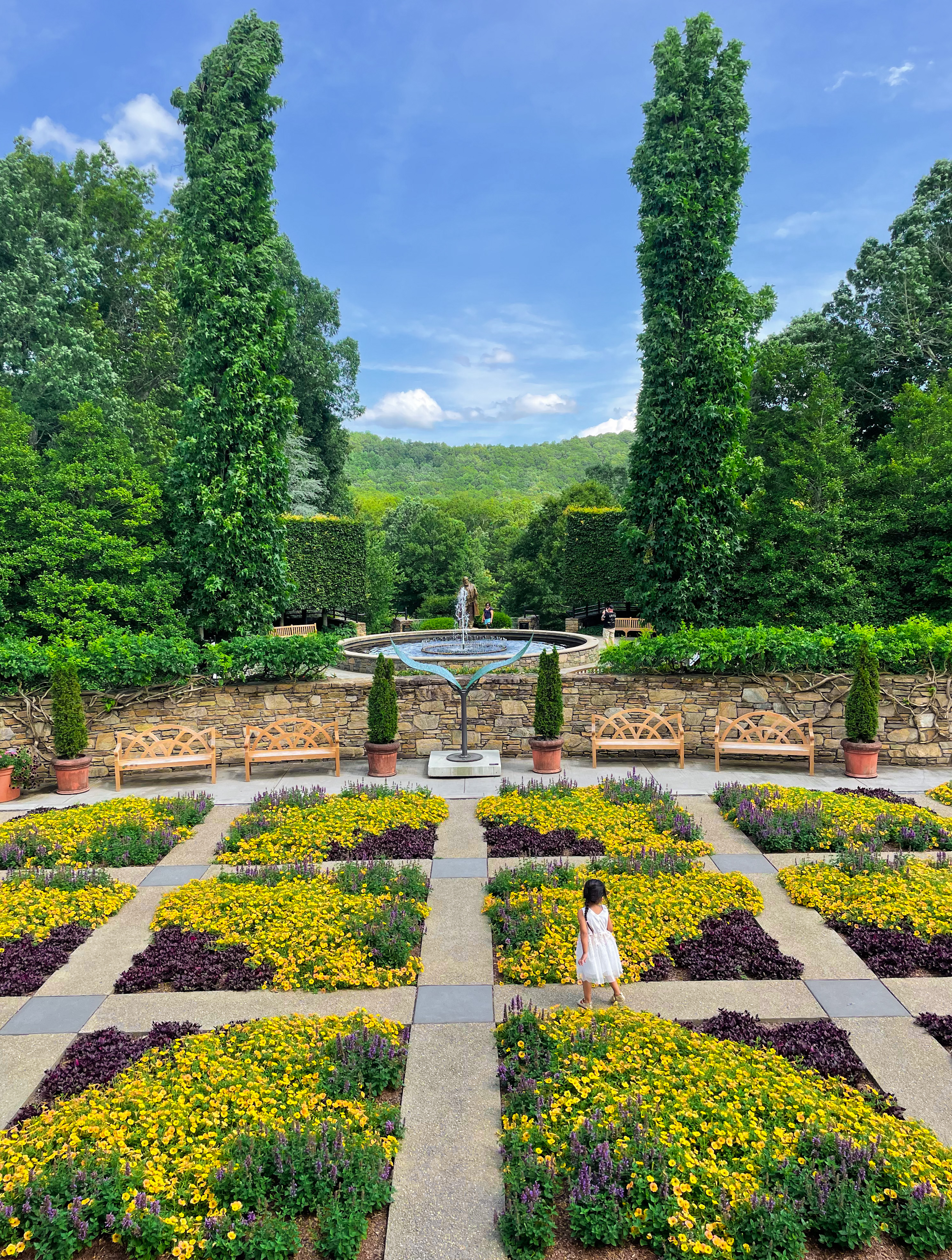 The North Carolina Arboretum's Quilt Garden