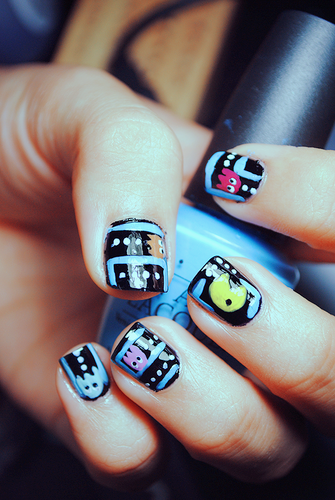 Funny Games Nail Art Design For Kids