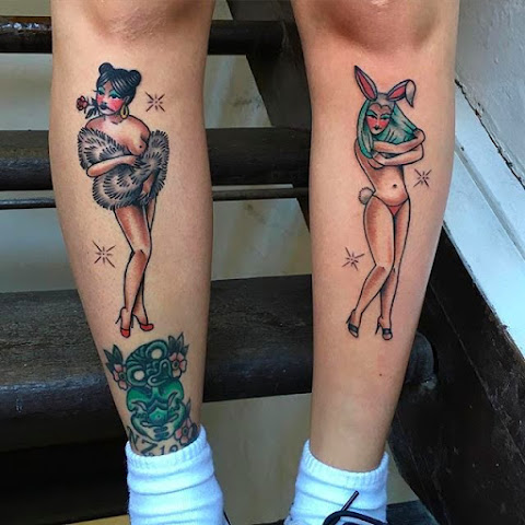 Sensual Pin-up Girl Tattoos by Rachie Rhatklor