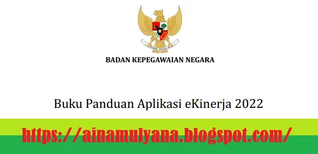 Download Buku Panduan Aplikasi e-Kinerja BKN 2022