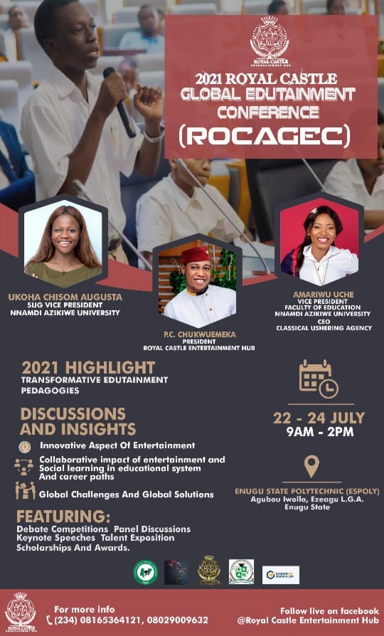 FIRST EVER EDUTAINMENT CONFERENCE IN NIGERIA