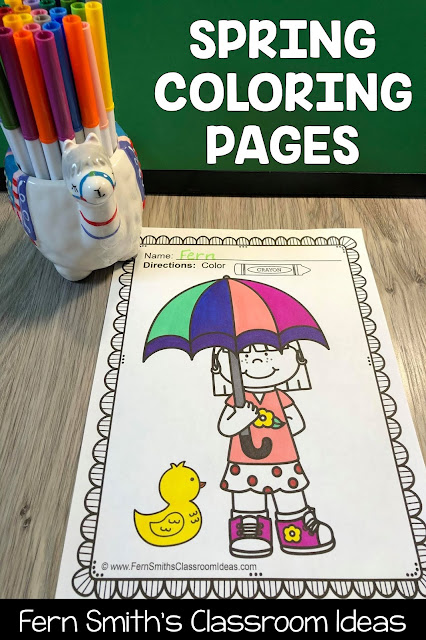 Spring Coloring Pages