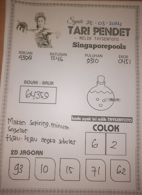 SYAIR HARIAN TOGEL SGP