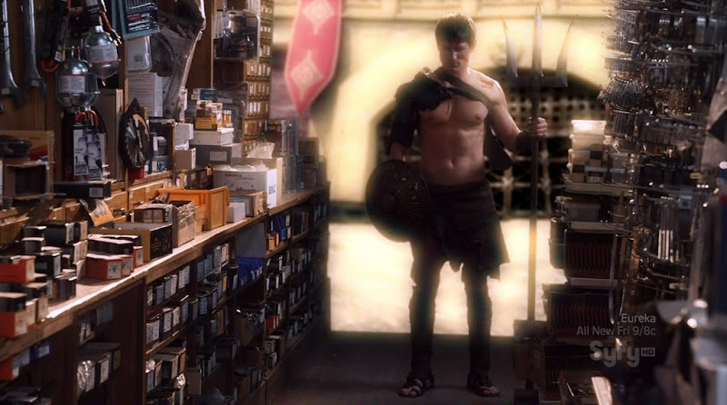 Philip Winchester Shirtless on Warehouse 13 s2e03