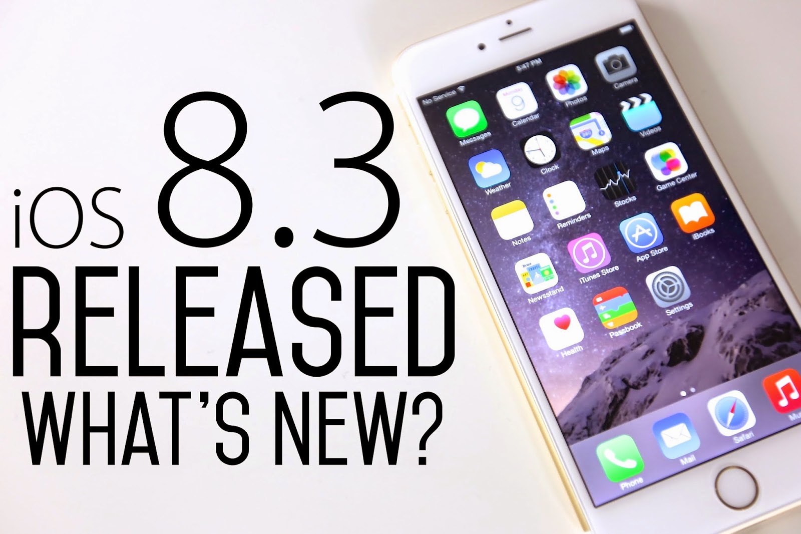 Novidades do iOS 8.3 #video