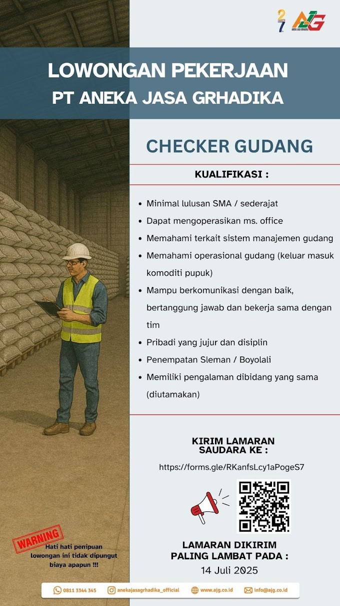 LOKER PT ANEKA JASA GRHADIKA