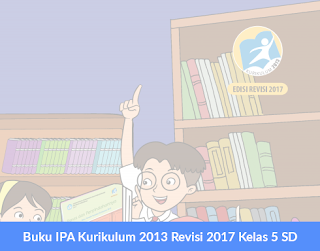  begitupun dengan buku pengangan untuk siswa dan gurunya Buku IPA Kurikulum 2013 Revisi 2017 Kelas 5 SD