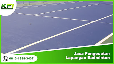 Jasa Pengecatan Lapangan Badminton