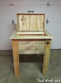 simple cooler stand pallet