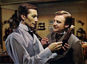 John Neville and Donald Houston in A Study In Terror