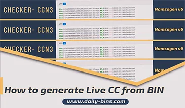 How to generate Live CC from BIN