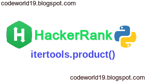 itertools.product() in Python - HackerRank Solution