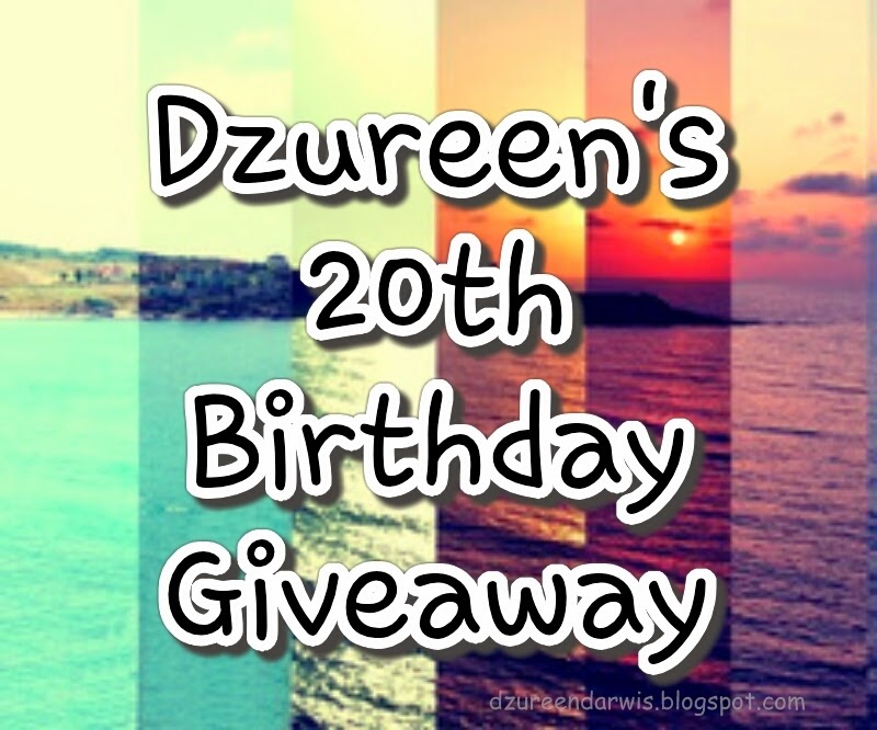 http://dzureendarwis.blogspot.com/2014/04/dzureens-20th-birthday-giveaway.html