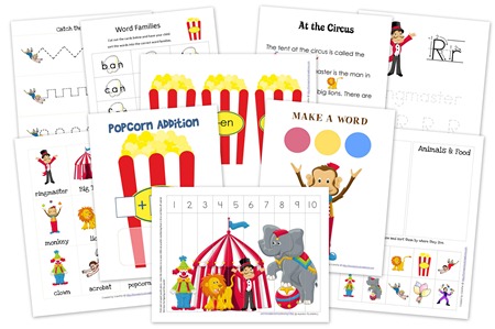circus collage