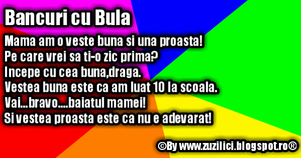 Bancuri cu Bula