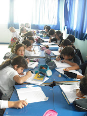 Clases de matemática, en Tercero Básico...