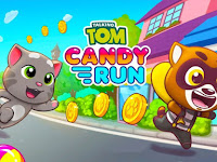 Talking Tom Candy Run MOD APK v1.1.1.112 for Android HACK Unlimited Money Terbaru 2018