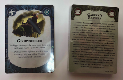 Warhammer Underworlds Garrek's Reavers Cards
