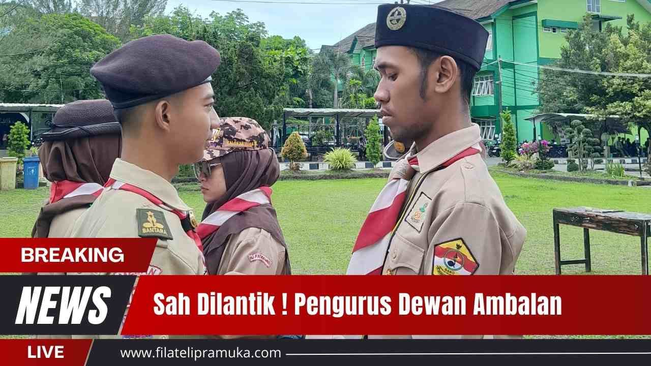 Pengurus Dewan Ambalan T.A. Hamzah dan R.A. Kartini Pramuka MAL UIN SU Medan Sah Dilantik