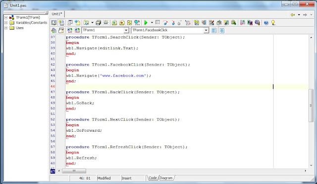 coding web browser delphi