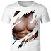 Men's T-shirt Short Sleeve Muscle Print