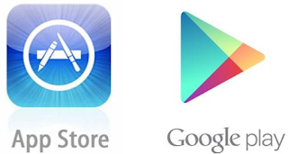 App store e Google Play download Instagram