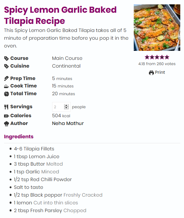 spicy-lemon-garlic-baked-tilapia-recipe