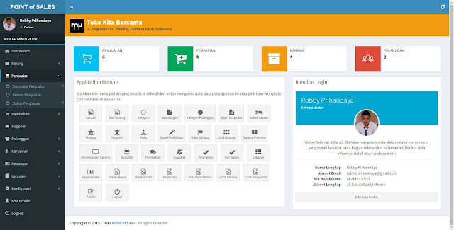 MANGGALEH - Point of Sales dengan Codeigniter 3.x dan Database MySQL