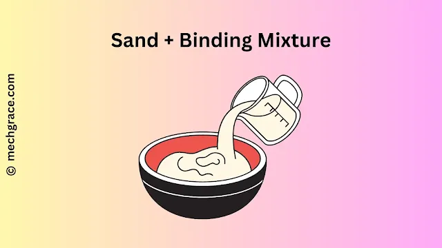 Sand and Binding Mixture In Core Making Process