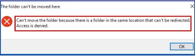 Cara Mengatasi tidak bisa pindahkan folder default Windows 10
