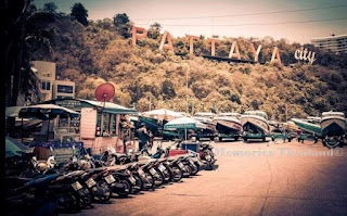 Iconic Pattaya city sign