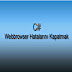 C# Webbrowser hatalarını kapatmak