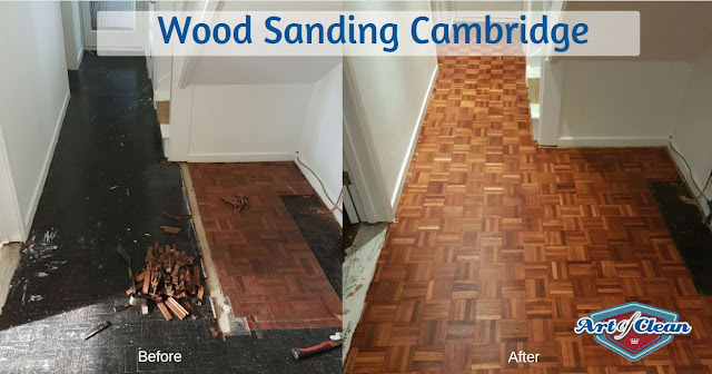 Parquet floor sanding in Cambridge