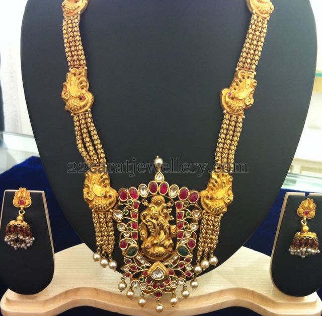 Nalli's Long Chain with Antique Pendant