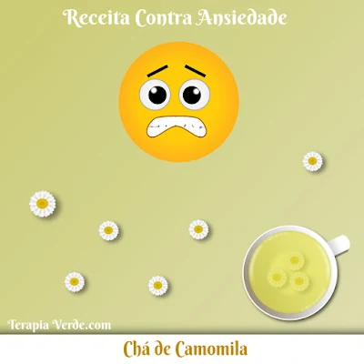 Receita Contra Ansiedade: Chá de Camomila