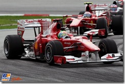 Felipe Massa (BRA) Ferrari F10 
Formula One World Championship, Rd 3, Malaysian Grand Prix, Race, Sepang, Malaysia, Sunday 4 April 2010.
