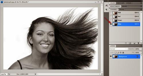 Hướng dẫn tách tóc trong Photoshop