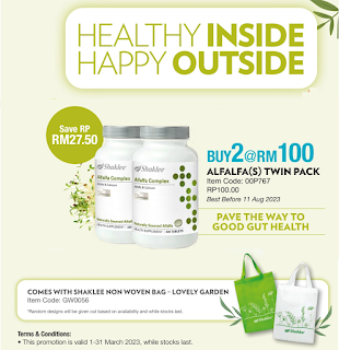 Promosi Mac 2023 Alfalfa Complex dan Lecithin Twinpack RM100