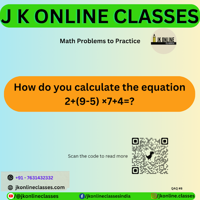 QAQ #8: A mathematical problem to solve