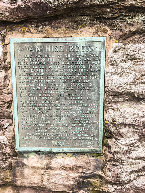 Van Hise Rock at Ableman's Gorge